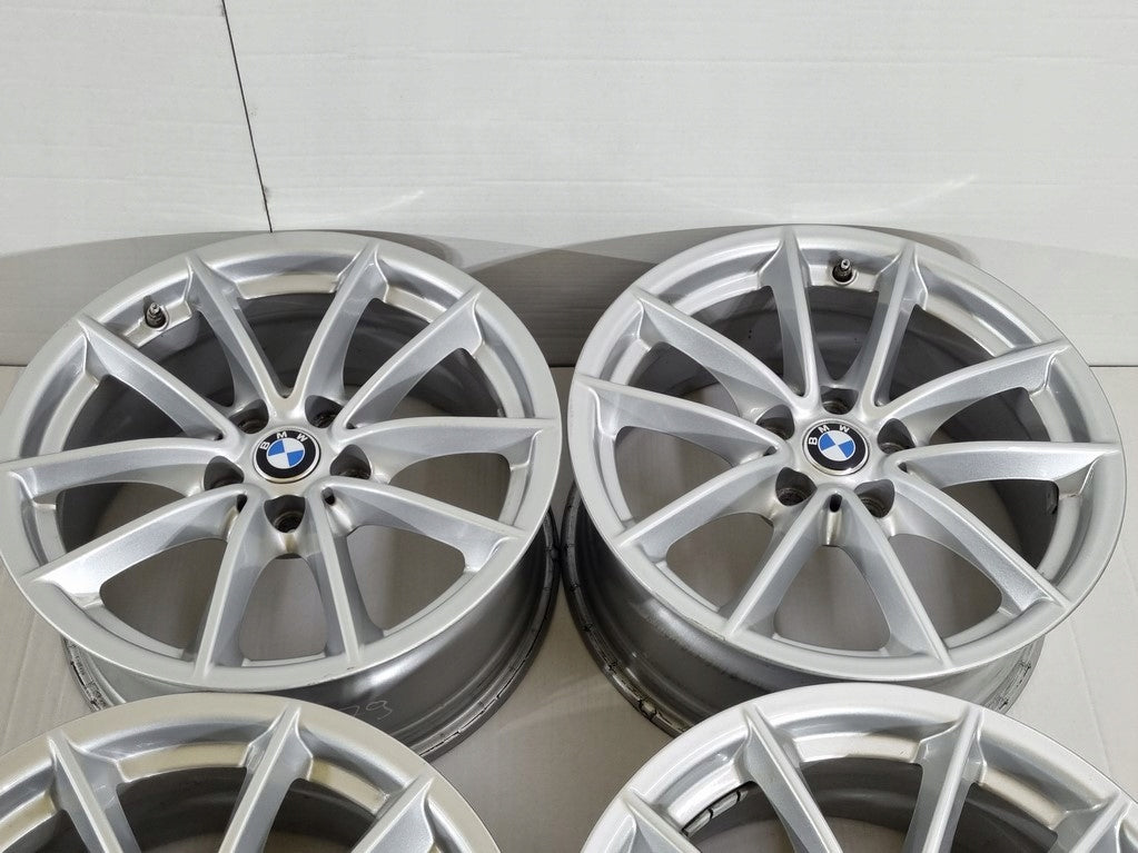 4x Alufelge 17 Zoll 7.5" 5x112 27ET Glanz Silber 6868217 BMW G30 Rim Wheel FEL1981362347er
