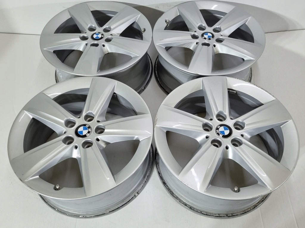 4x Alufelge 17 Zoll 7.5" 5x112 54ET Glanz Silber BMW6855087 BMW Rim Wheel FEL6443871140bd