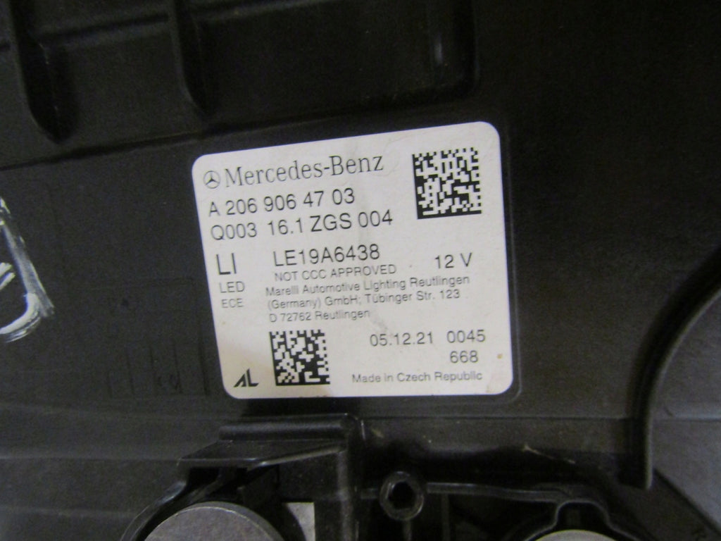 Frontscheinwerfer Mercedes-Benz W206 A2069064703 LED Links Headlight SCH9004964453np