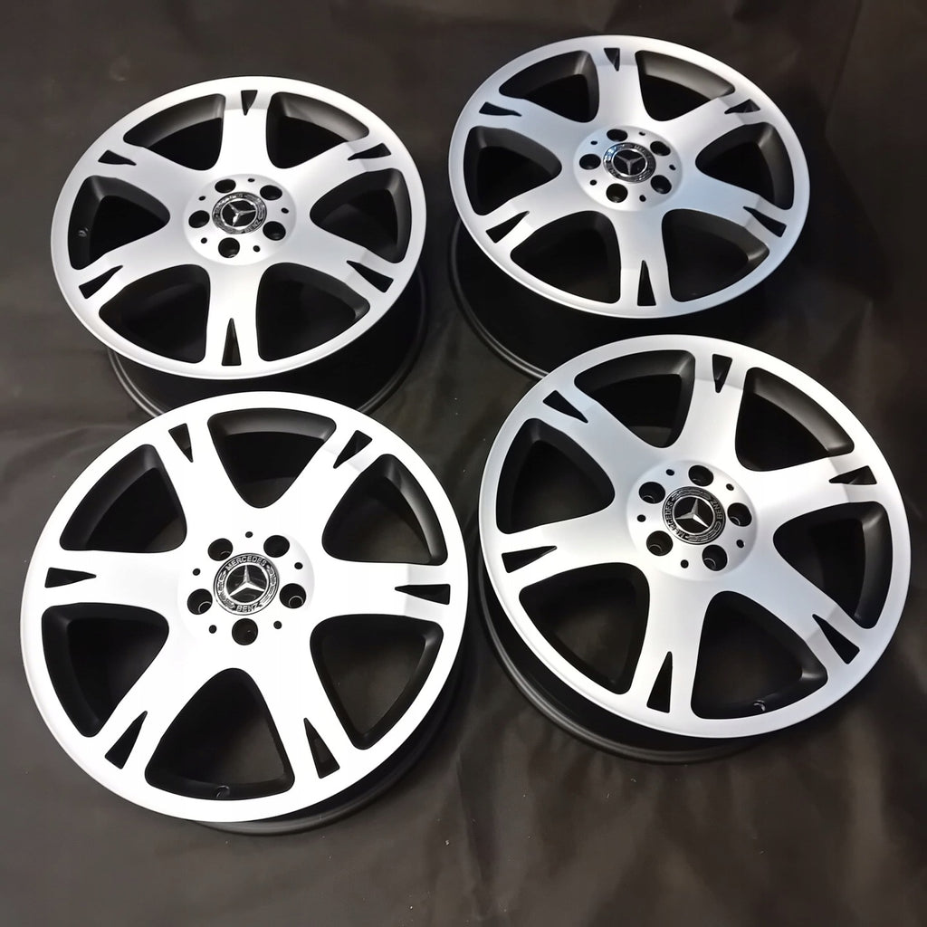 4x Alufelge 19 Zoll 8.0" 5x112 60ET Glanz Schwarz A1644011602 Mercedes-Benz FEL9050241154ns