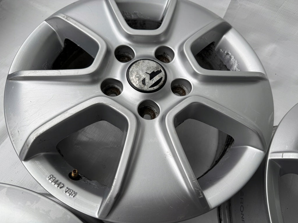 4x Alufelge 16 Zoll 6.5" 5x120 62ET Matt Silber 2H0071496 VW Amarok Rim Wheel FEL8427950414id