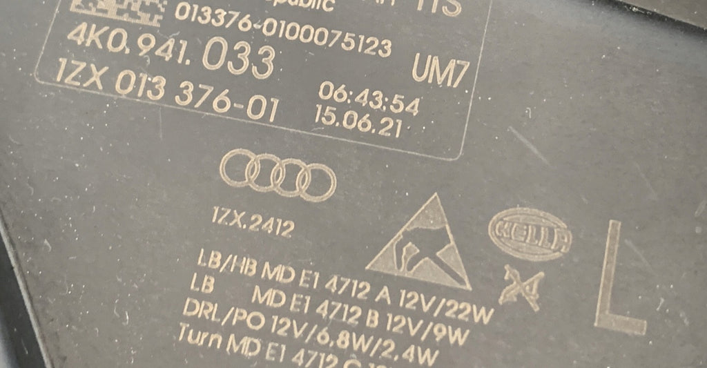 Frontscheinwerfer Audi A6 C8 4K0941033 LED Links Scheinwerfer Headlight SCH1161010068kw