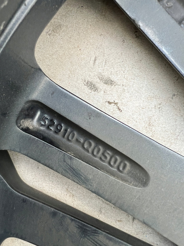 1x Alufelge 17 Zoll 7.0" 4x100 54ET Schwarz 52910-Q0500 Hyundai I20 Iii