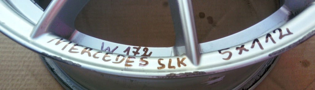 1x Alufelge 16 Zoll 7.0" 5x112 35ET A1724010002 Mercedes-Benz Slk Rim Wheel FEL6407331385cu