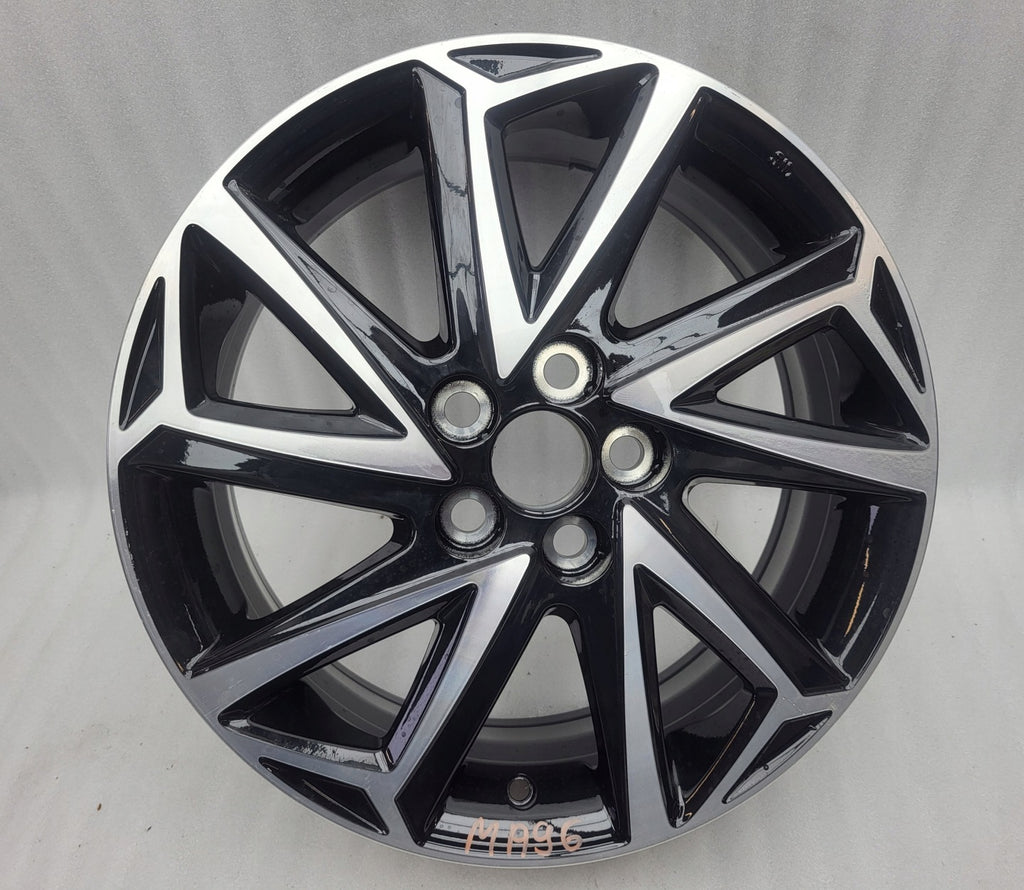 1x Alufelge 16 Zoll 6.0" 5x100 50ET Glanz Schwarz PW457-0D004 Toyota Corolla FEL2158792190db