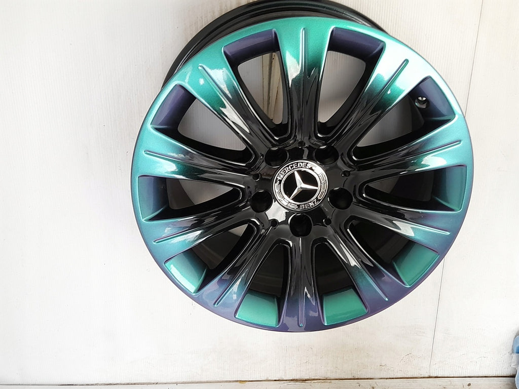 1x Alufelge 16 Zoll 8.0" 5x112 46ET Glanz Schwarz A2124015802 Mercedes-Benz FEL3208859832ij