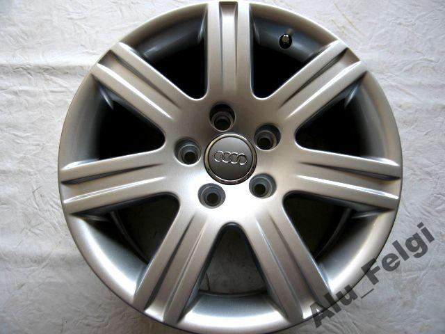 1x Alufelge 16 Zoll 7.5" 5x112 45ET Silber 4F0601025 Audi A6 A4 Rim Wheel