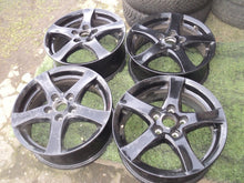 Laden Sie das Bild in den Galerie-Viewer, 4x Alufelge 16 Zoll 6.0" 5x112 48ET Glanz Schwarz Rim Wheel FEL6532709121hu