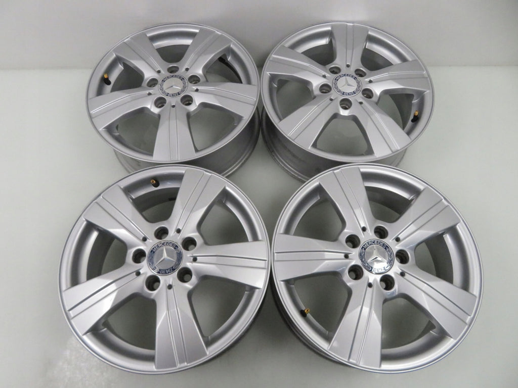 4x Alufelge 16 Zoll 6.0" 5x112 46ET A1694012202 Mercedes-Benz W169 Rim Wheel FEL5230688607xx