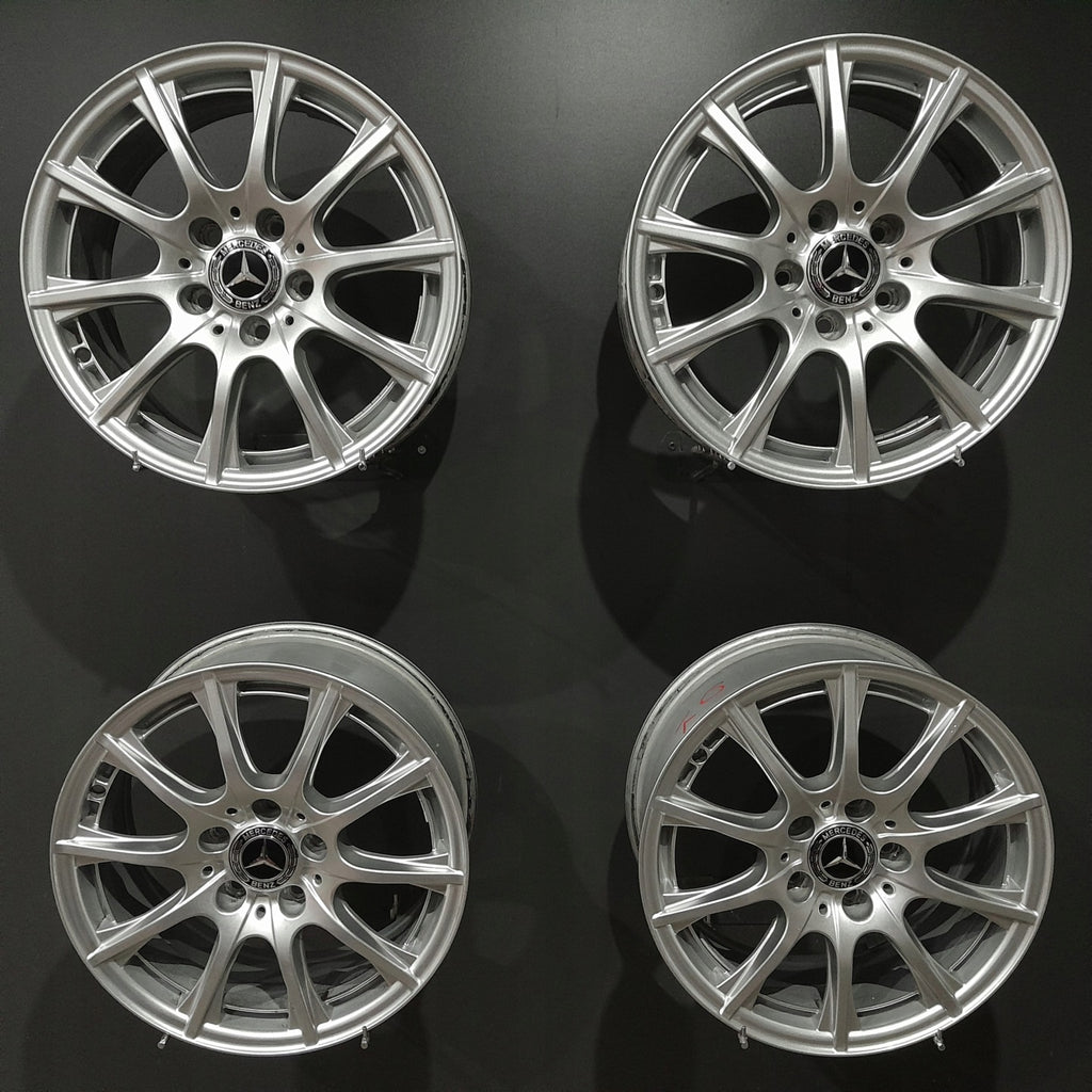 4x Alufelge 16 Zoll 6.5" 5x112 38ET A2054012400 Mercedes-Benz W176 Rim Wheel FEL3595485648dv