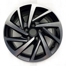 Load image into Gallery viewer, 1x Alufelge 16 Zoll 6.5&quot; 5x112 46ET Glanz Schwarz 5G0601025DM VW Golf Vii