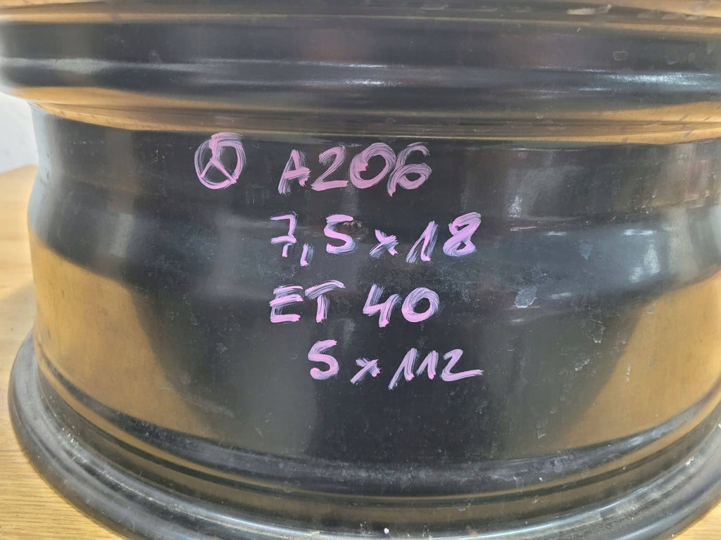 1x Alufelge 18 Zoll 5x112 A2064014900 Mercedes-Benz W206 Rim Wheel FEL6030916383vt