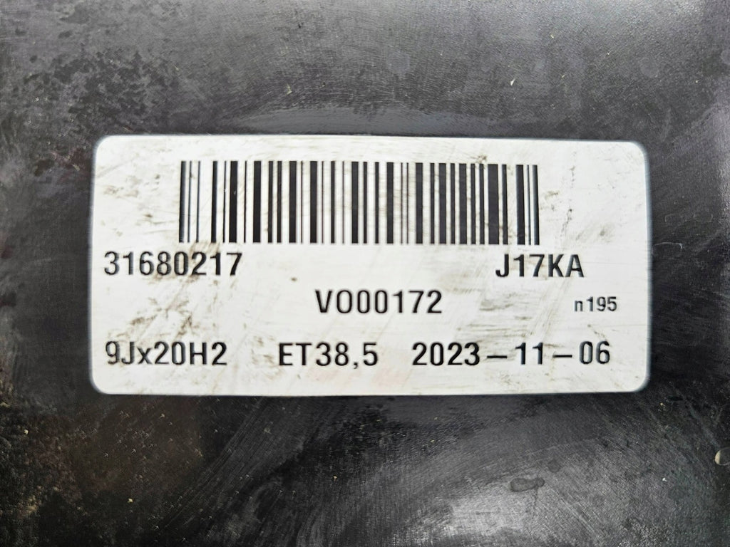 1x Alufelge 20 Zoll 5x108 31680217 Volvo Xc90 Rim Wheel FEL5257727037bk
