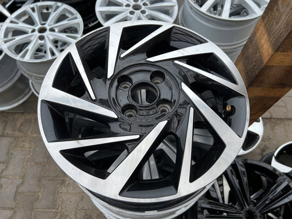 1x Alufelge 15 Zoll 5.5" 4x100 1S0601025BL Vw Rim Wheel FEL7245604159fy