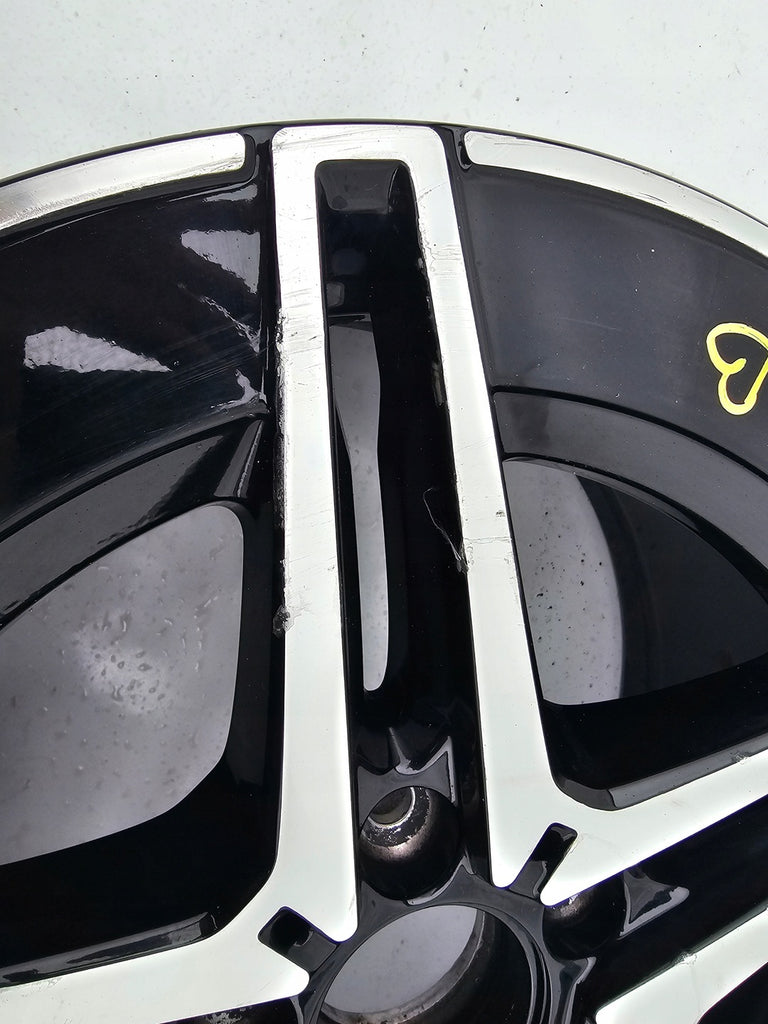 1x Alufelge 18 Zoll 9.0" 5x112 58ET Glanz Graphit A2064016600 Mercedes-Benz W206