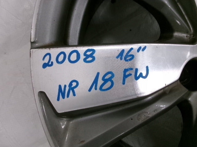 1x Alufelge 16 Zoll 6.5" 4x108 9678398177 Peugeot 2008 Rim Wheel FEL6242349809po