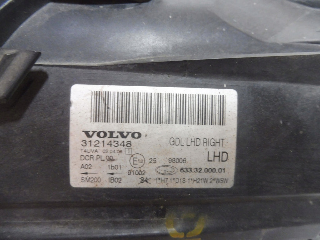 Frontscheinwerfer Volvo Xc70 31214348 Xenon Rechts Scheinwerfer Headlight SCH3420121033zo