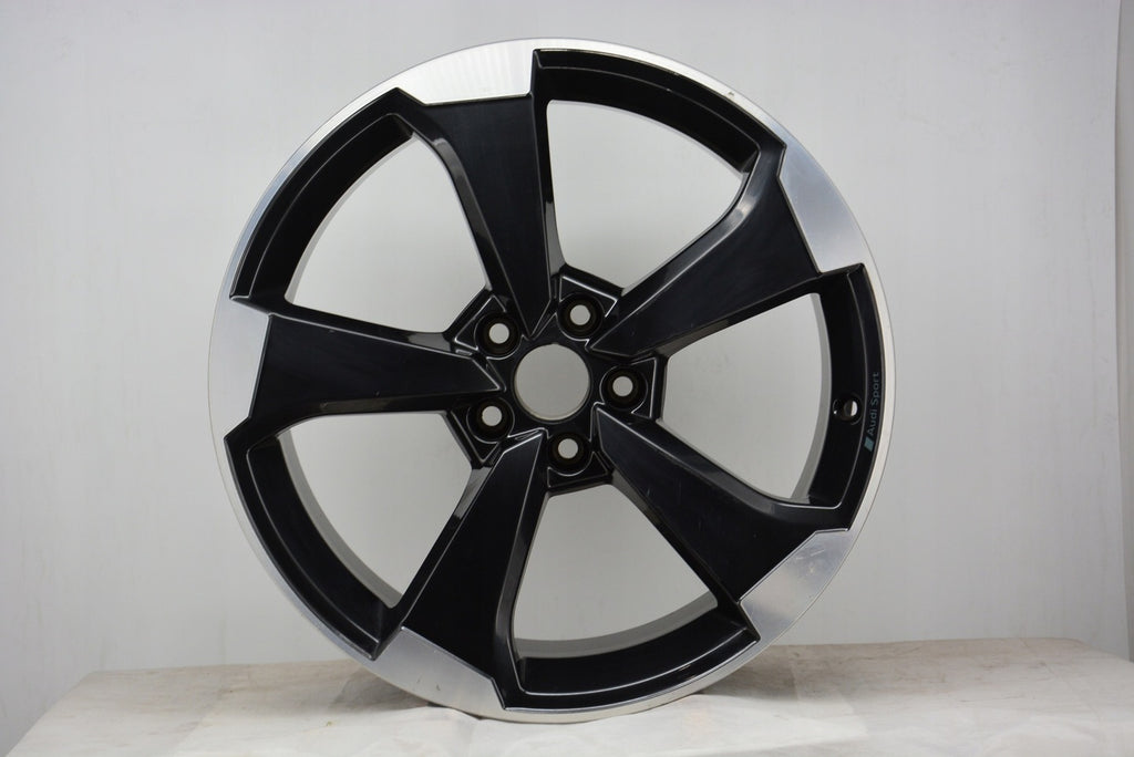 1x Alufelge 19 Zoll 8.0" 5x112 42ET Glanz Schwarz 8V0601025FR Audi Rim Wheel