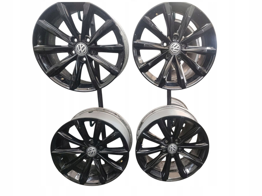 4x Alufelge 17 Zoll 7.0" 5x112 40ET Glanz Schwarz 3G0601025D VW Passat B8 FEL1327943500tr