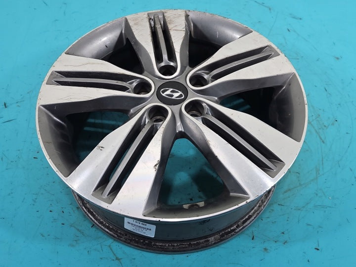 1x Alufelge 18 Zoll 6.5" 5x114.3 51ET Hyundai Ix35 Rim Wheel FEL4713052001vk