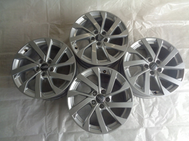 4x Alufelge 16 Zoll 6.5" 5x100 40ET Glanz Silber 82A601025B Audi A1 Rim Wheel FEL6857274015kp