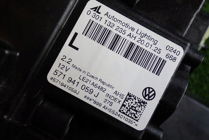 Frontscheinwerfer VW Tiguan 571941059J Links Scheinwerfer Headlight SCH8956057644ni