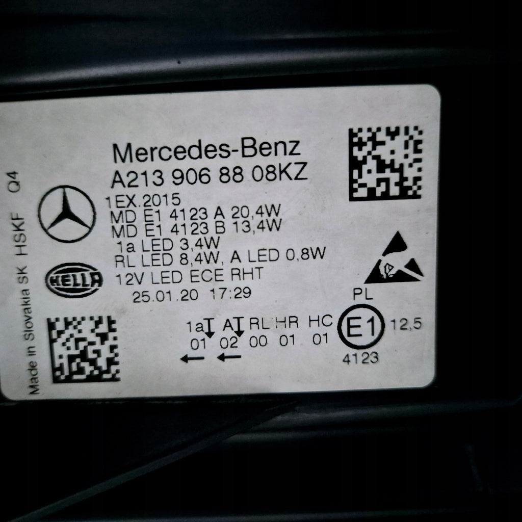 Frontscheinwerfer Mercedes-Benz W213 A2139068903KZ Ein Stück (Rechts oder Links) SCH9585567968if