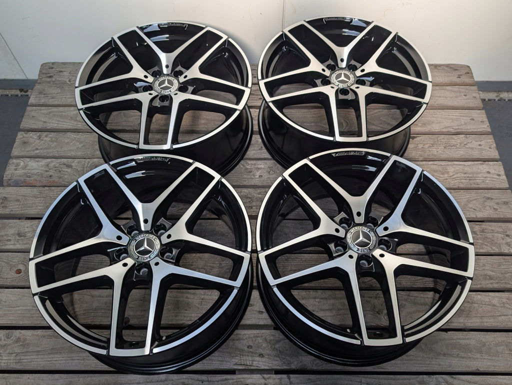 4x Alufelge 19 Zoll 8.0" 5x112 38ET A2534011800 Mercedes-Benz Glc Rim Wheel FEL9630141617bk