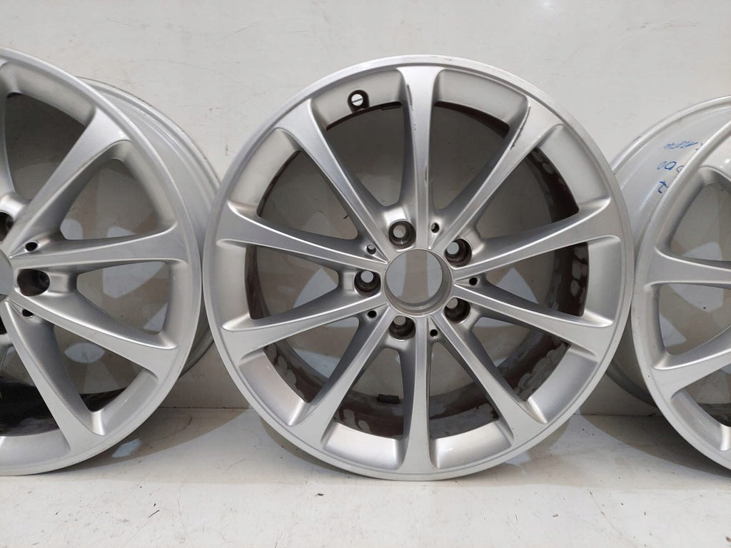 4x Alufelge 17 Zoll 6.5" 5x112 44ET Glanz Silber A1774010300 Mercedes-Benz FEL3609406657qa