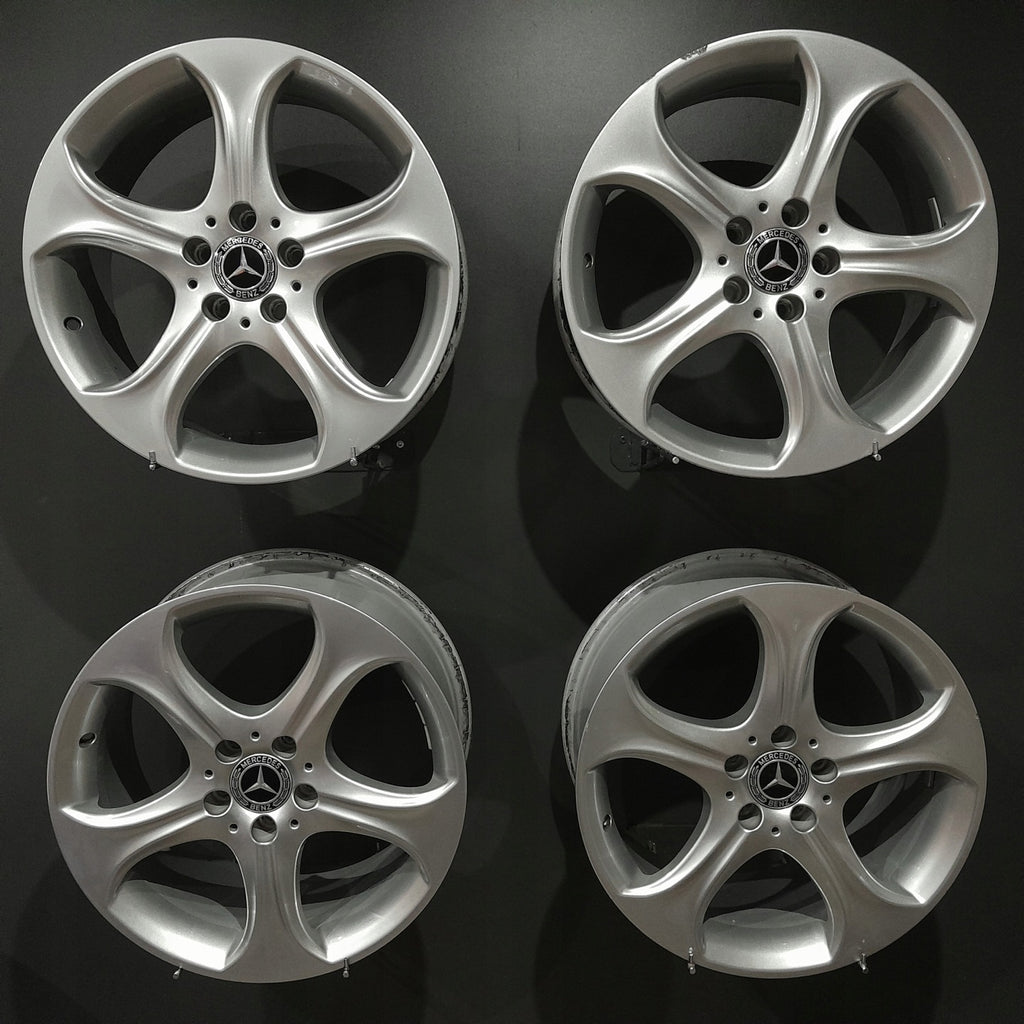 4x Alufelge 18 Zoll 7.5" 5x112 44ET Glanz Silber A2054010600 Mercedes-Benz W205 FEL3521805479ve