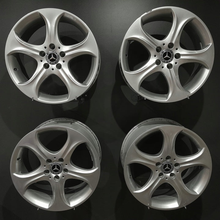 4x Alufelge 18 Zoll 7.5" 5x112 44ET Glanz Silber A2054010600 Mercedes-Benz W205 FEL5553024429hb