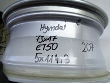 Laden Sie das Bild in den Galerie-Viewer, 1x Alufelge 17 Zoll 7.0&quot; 5x114.3 50ET 52910K4000 Hyundai Rim Wheel