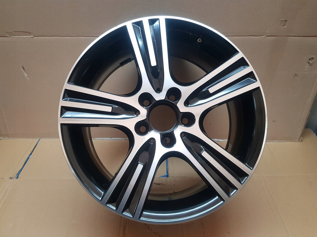 1x Alufelge 17 Zoll 7.5" 5x112 47ET Glanz Silber A2044015502 Mercedes-Benz W204