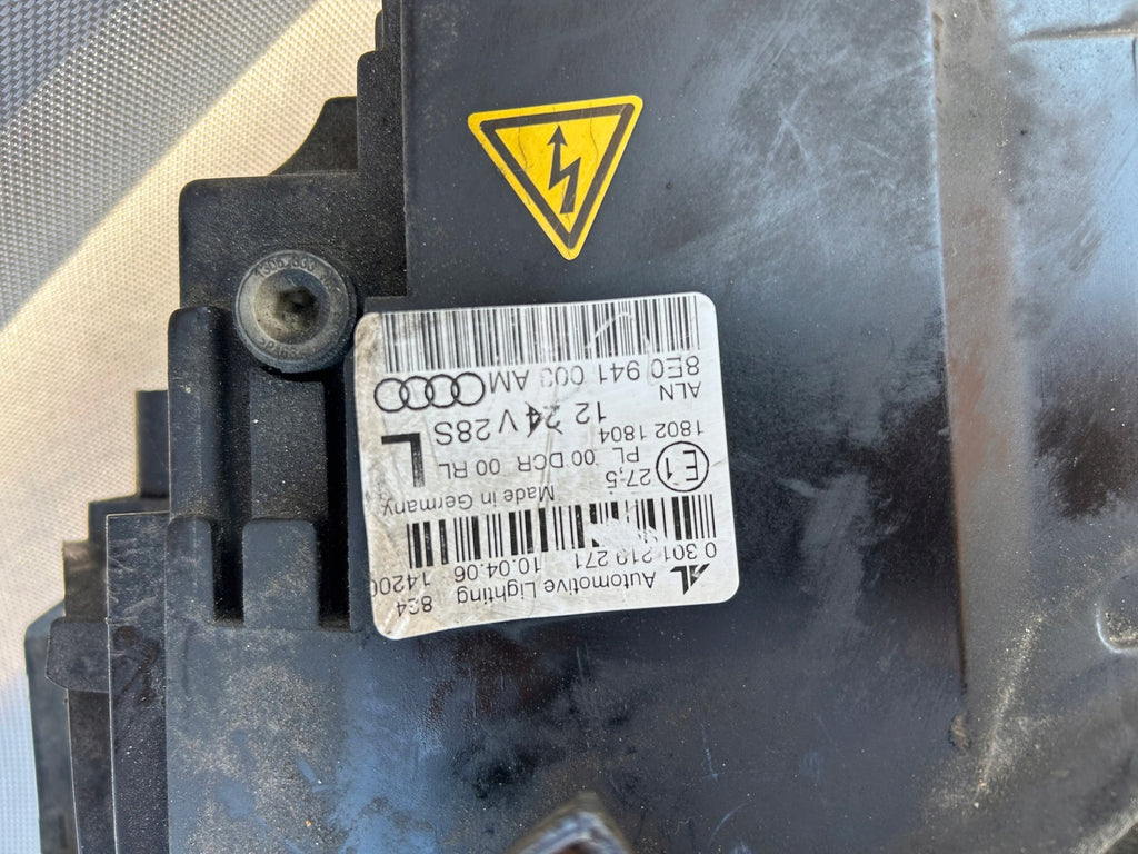 Frontscheinwerfer Audi A4 B7 8E0941003 Xenon Ein Stück (Rechts oder Links) SCH6421999110wq