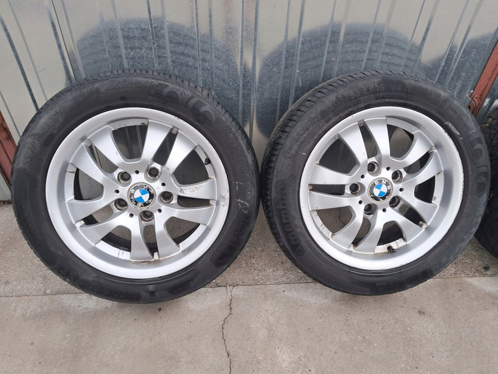 4x Alufelge 16 Zoll 7.0" 5x120 34ET Glanz Silber 6775593 BMW E36 E46 E91 E90 E87 FEL7367579506iv