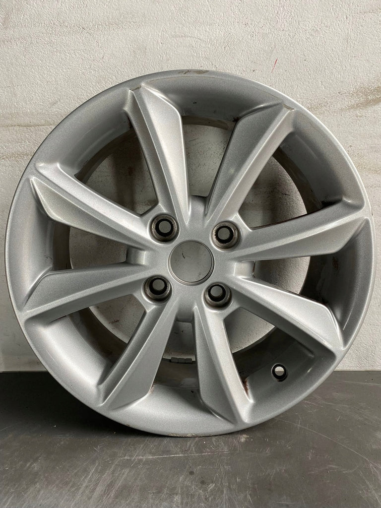 1x Alufelge 16 Zoll 6.5" 4x108 47,5ET Glanz Silber H1BJ-1007-C1A Ford Fiesta
