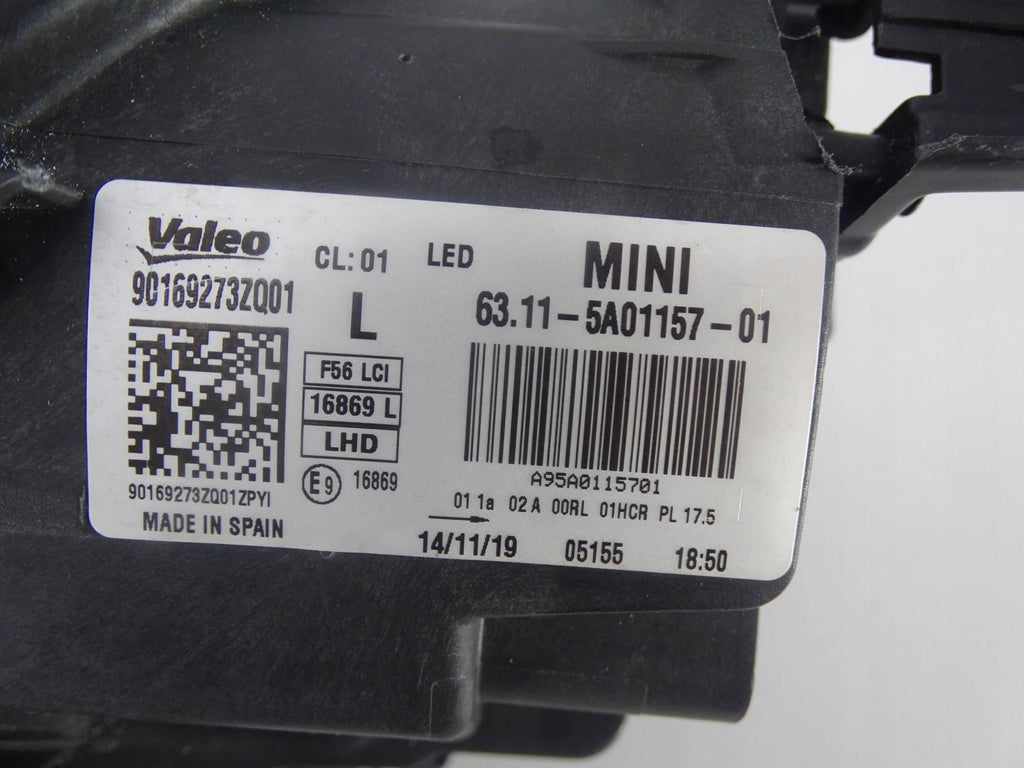 Frontscheinwerfer Mini F57 F56 F55 5A01157-01 Links Scheinwerfer Headlight SCH3745217128lc
