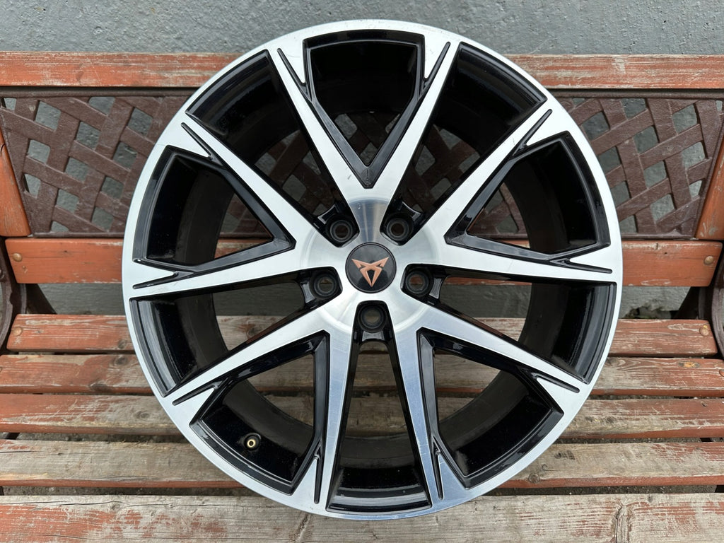 1x Alufelge 19 Zoll 8.0" 5x112 45ET Glanz Schwarz 575601025L Cupra Ateca FEL6021251655jm
