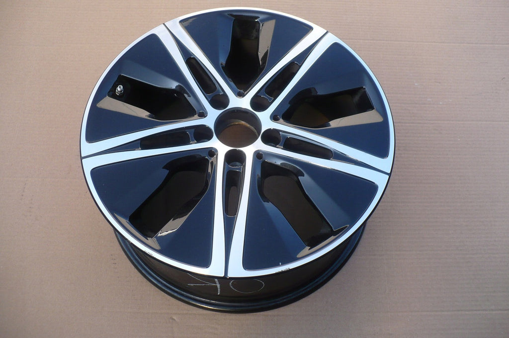 1x Alufelge 18 Zoll 7.5" 5x112 44ET Glanz Schwarz A2054018200 Mercedes-Benz A205