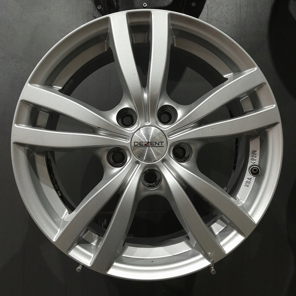 4x Alufelge 16 Zoll 6.5" 5x114.3 38ET KBA51643 Kia I Juke Rim Wheel FEL6135744644mg