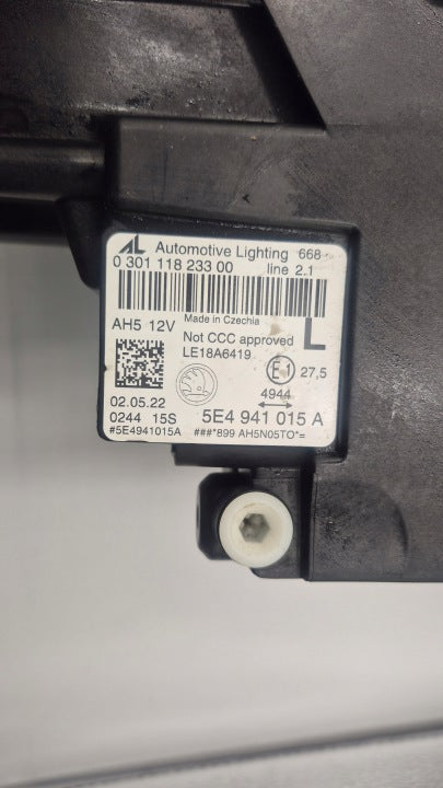 Frontscheinwerfer Skoda 5E4941015 Full LED Links Scheinwerfer Headlight SCH9712945757xc