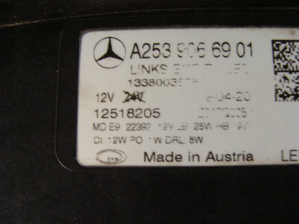 Frontscheinwerfer Mercedes-Benz Glc C253 X253 A2539066901 LED Links Headlight SCH7302947744jf