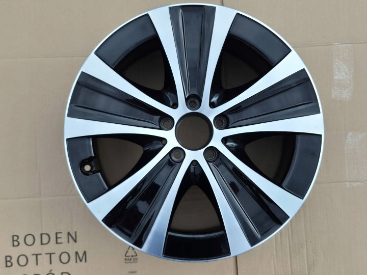 1x Alufelge 18 Zoll 8.0" 5x112 43ET Glanz Schwarz A2134013700 Mercedes-Benz W213 FEL4362468826xx