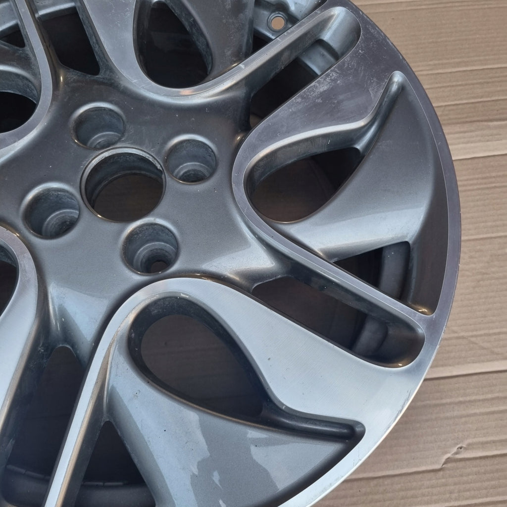 1x Alufelge 17 Zoll 7.0" 4x100 44ET Glanz Graphit 403000803R Mg Captur Clio FEL5122850777mg