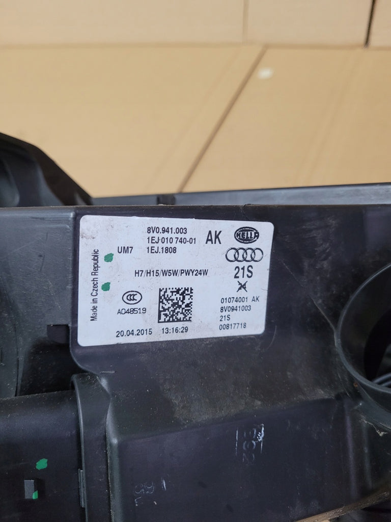 Frontscheinwerfer Audi A3 8V0941003 Links Scheinwerfer Headlight SCH4781095146yu