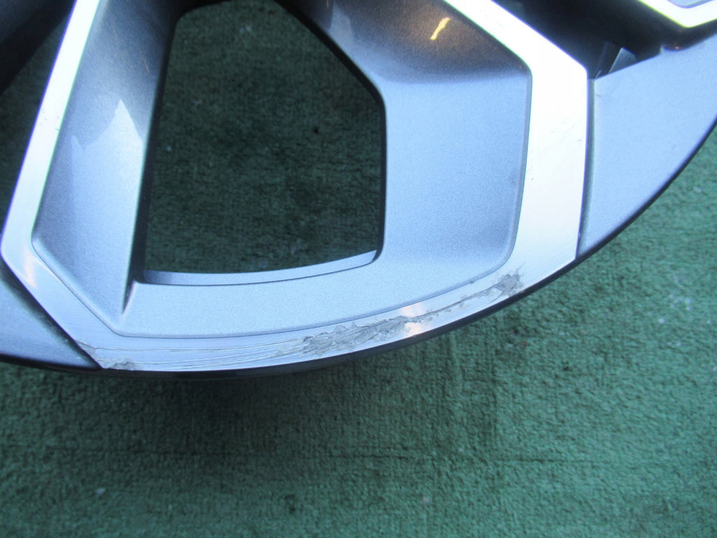 1x Alufelge 19 Zoll 7.5" 5x112 48ET Glanz Grau 5E3601025 Mg Octavia 5e3