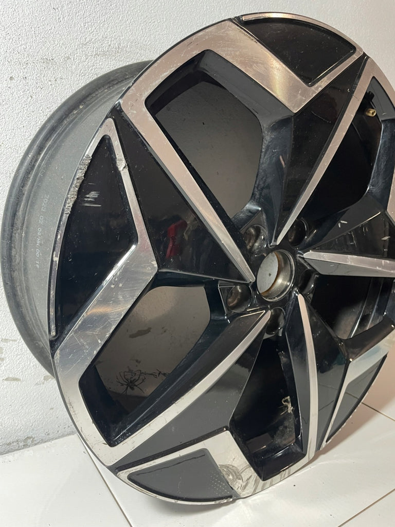 1x Alufelge 19 Zoll 7.5" 5x112 50ET Glanz Schwarz 10A601025J VW I Rim Wheel FEL6782530578hk