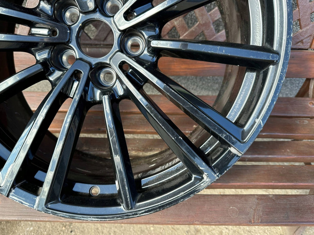 1x Alufelge 20 Zoll 8.5" 5x112 50ET Glanz Schwarz 6887446 BMW I8 Rim Wheel FEL1105851103uk