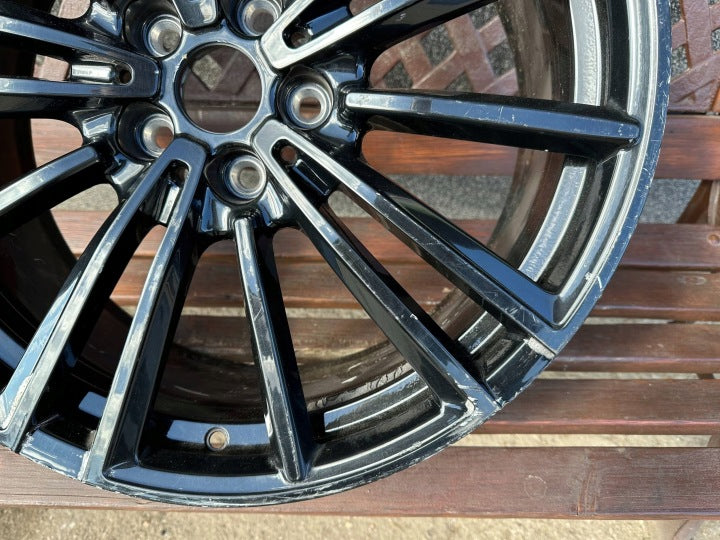 1x Alufelge 20 Zoll 8.5" 5x112 50ET Glanz Schwarz 6887446 BMW I8 Rim Wheel FEL1105851103uk