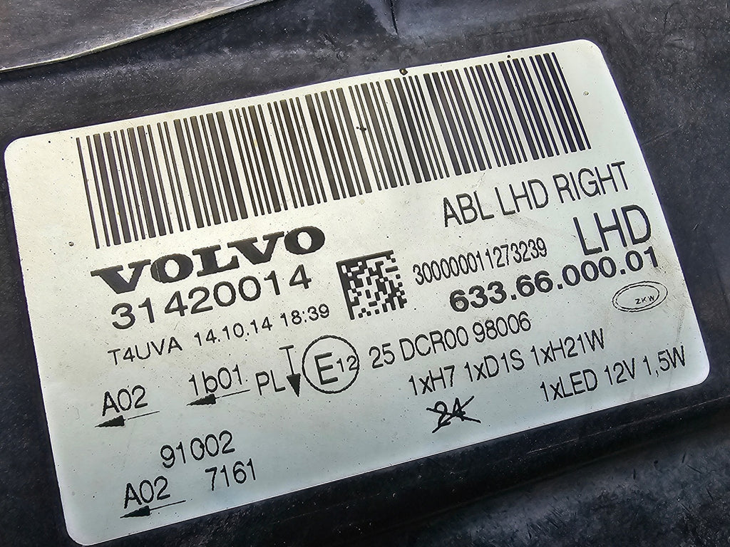 Frontscheinwerfer Volvo Xc70 31420014 Xenon Rechts Scheinwerfer Headlight